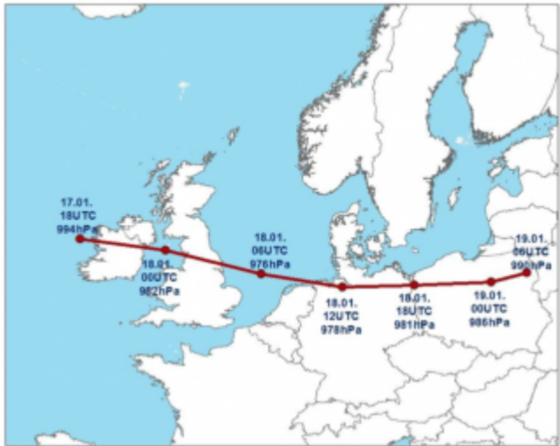 DWD Storm track.