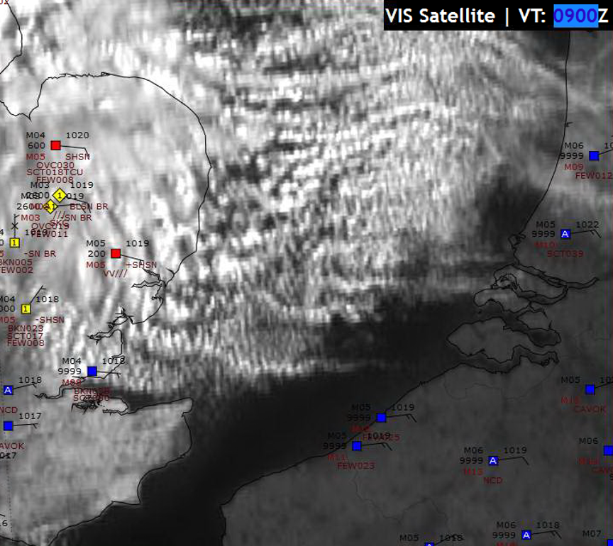 Visible satellite.